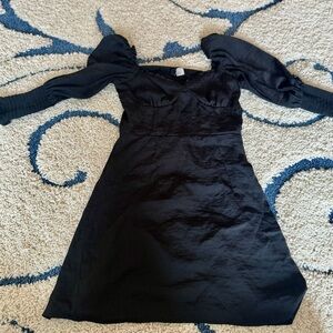 H&M Black Long Sleeve Dress